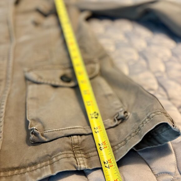 Gap Utility Military Khaki Army Brown Vintage Field Jacket Women S - Picture 9 of 11
